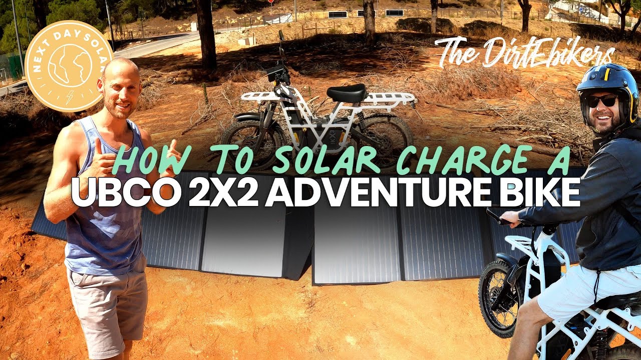 Solar Charging an UBCO 2x2 Adventure Bike Using Victron 100/20 (48V) Solar Charge Controller