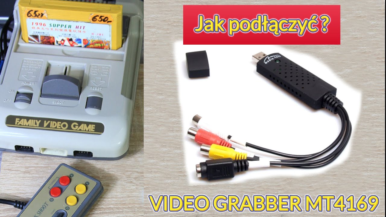 Test VIDEO GRABBER MT4169, Jak podłączyć do Pegazusa? 