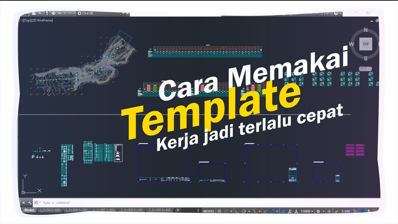 Templates civil 3d dan cara menggunakan nya | Tutorial autocad civil 3d