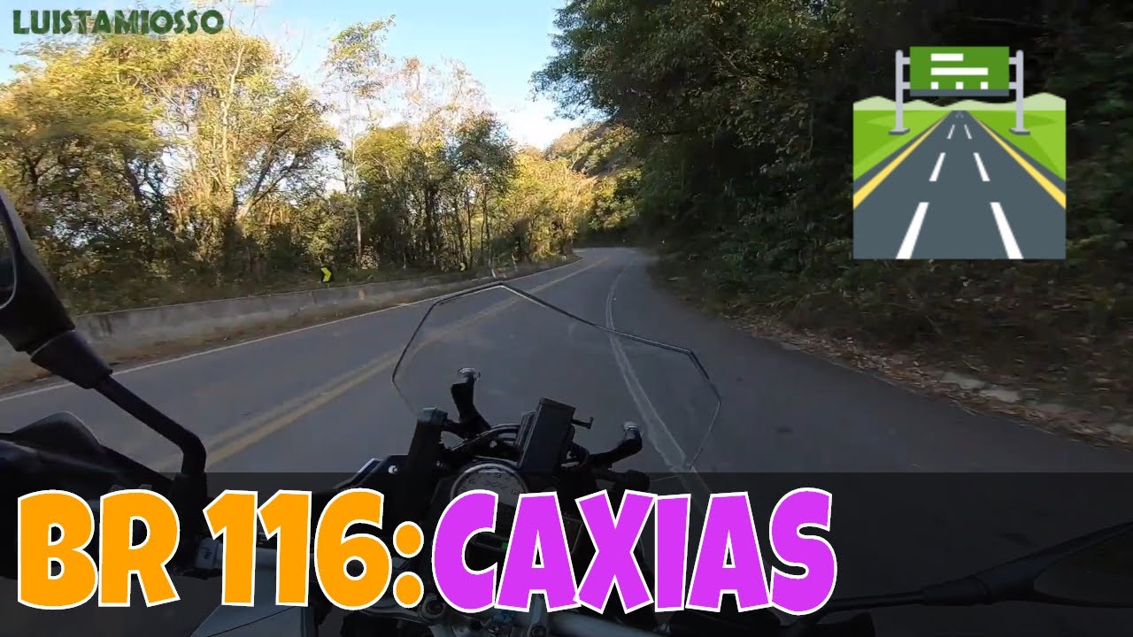 BR-116 Caxias do Sul a Vila Cristina - Serra Gaúcha #MOTOVLOG