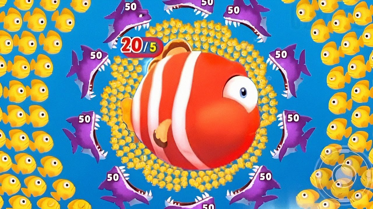 Fishdom 🐠 Ads Mini Games New Update | Hungry Fish Video Gameplay | Part 47