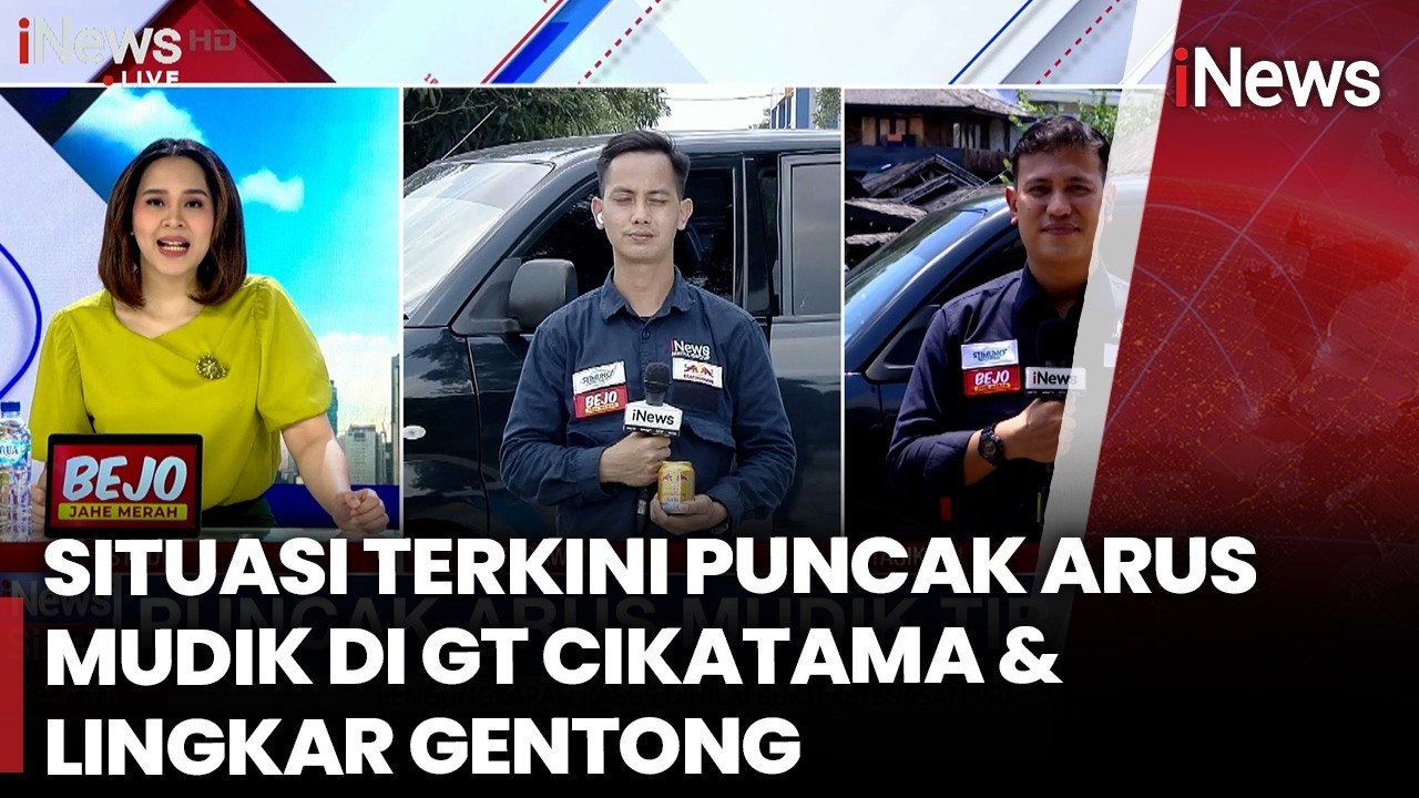 Situasi Terkini Puncak Arus Mudik di GT Cikatama & Lingkar Gentong | iNews Siang 19/3