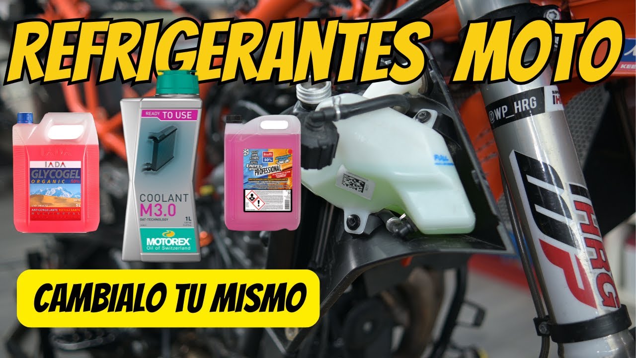 SUSTITUYE EL LIQUIDO REFRIGERANTE ANTICONGELANTE DE TU MOTO