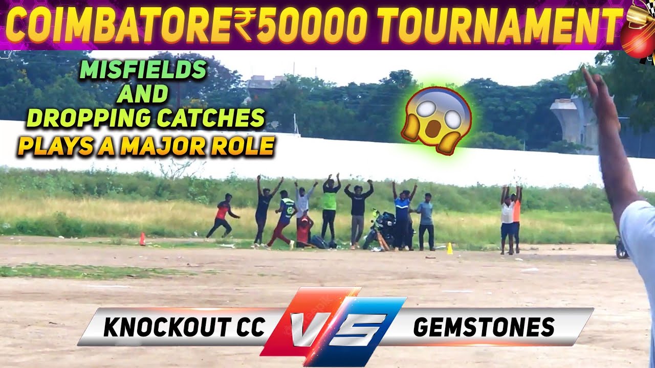 Cricket | Coimbatore 50K Tournament | Gemstones Vs Knockout CC | Day 2 #t20worldcup2022 #yt20
