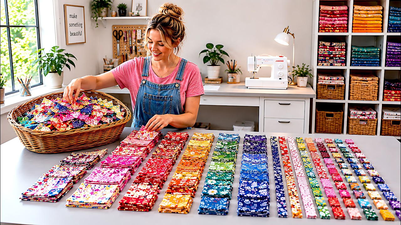You Have Scraps Fabric? Try This Stunning Sewing Project // Funny Sewing