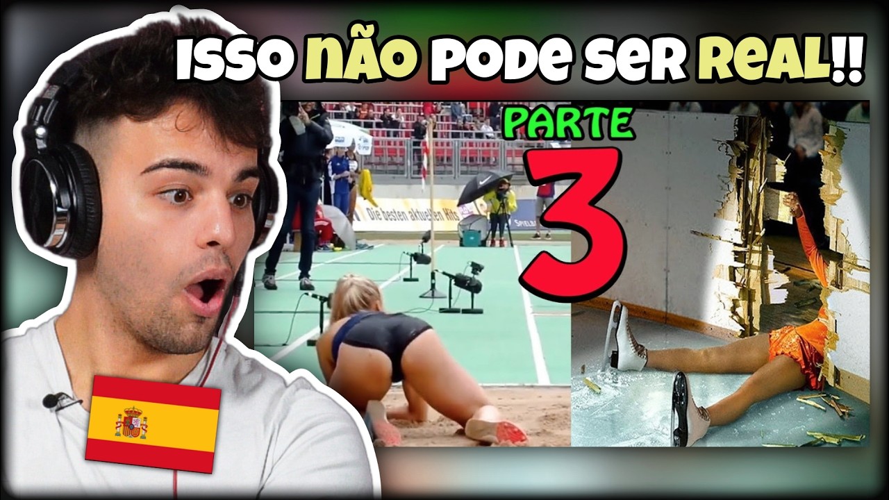 GRINGOS REAGEM AOS MOMENTOS MAIS VERGONHOSOS DOS ESPORTES