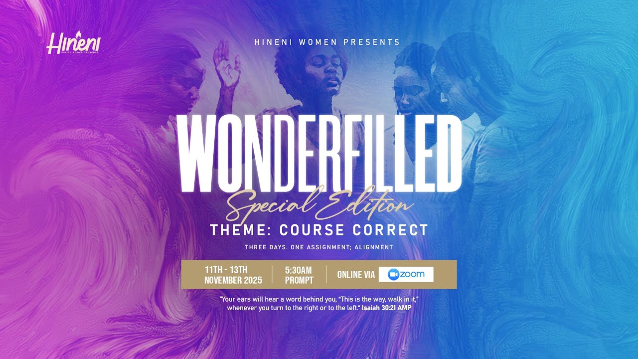 Course Correct Day 2 | Wonderfilled Special Edition | 12/11/2025 | Pastor Yasmin O'Lugudor.