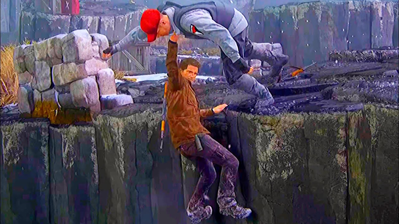 Uncharted 4 Remastered — Flawless Crushing Stealth Kills / No Detections: CLIFFSIDE | PS5
