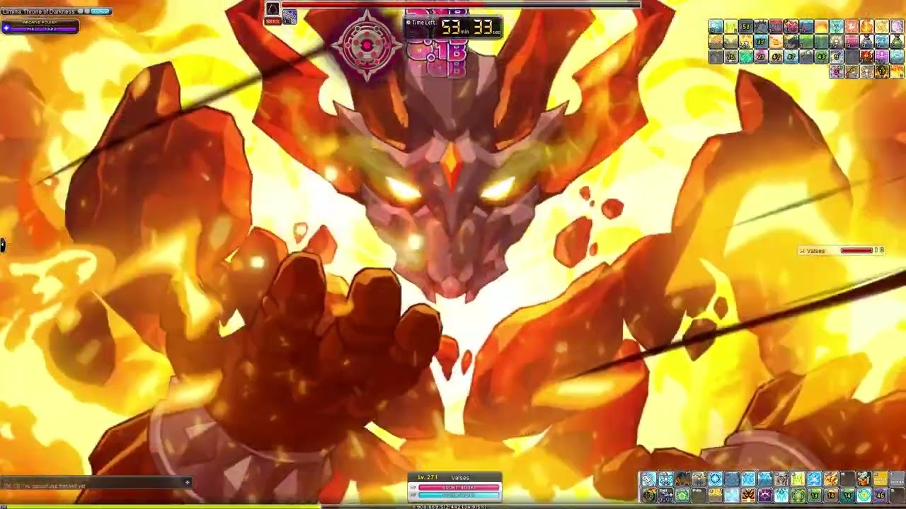 Maplestory Reboot (47k hexa converted) Fire Poison Black Mage solo