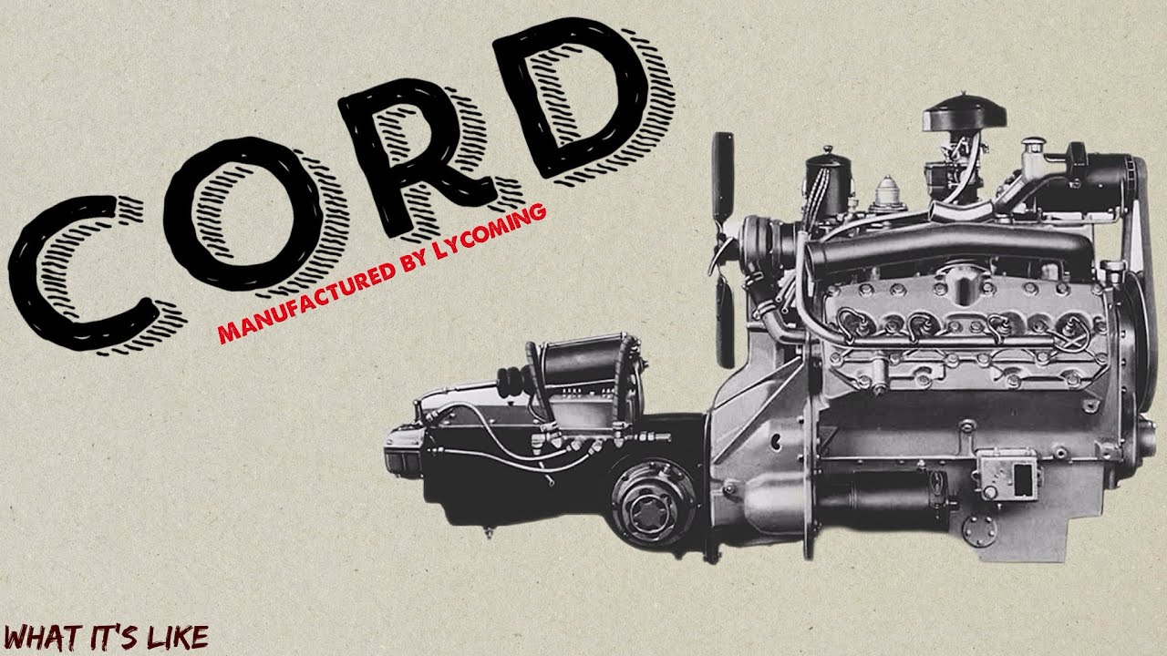 Горизонтальный клапан Cord V8 289 cid, разработанный Lycoming ￼￼
