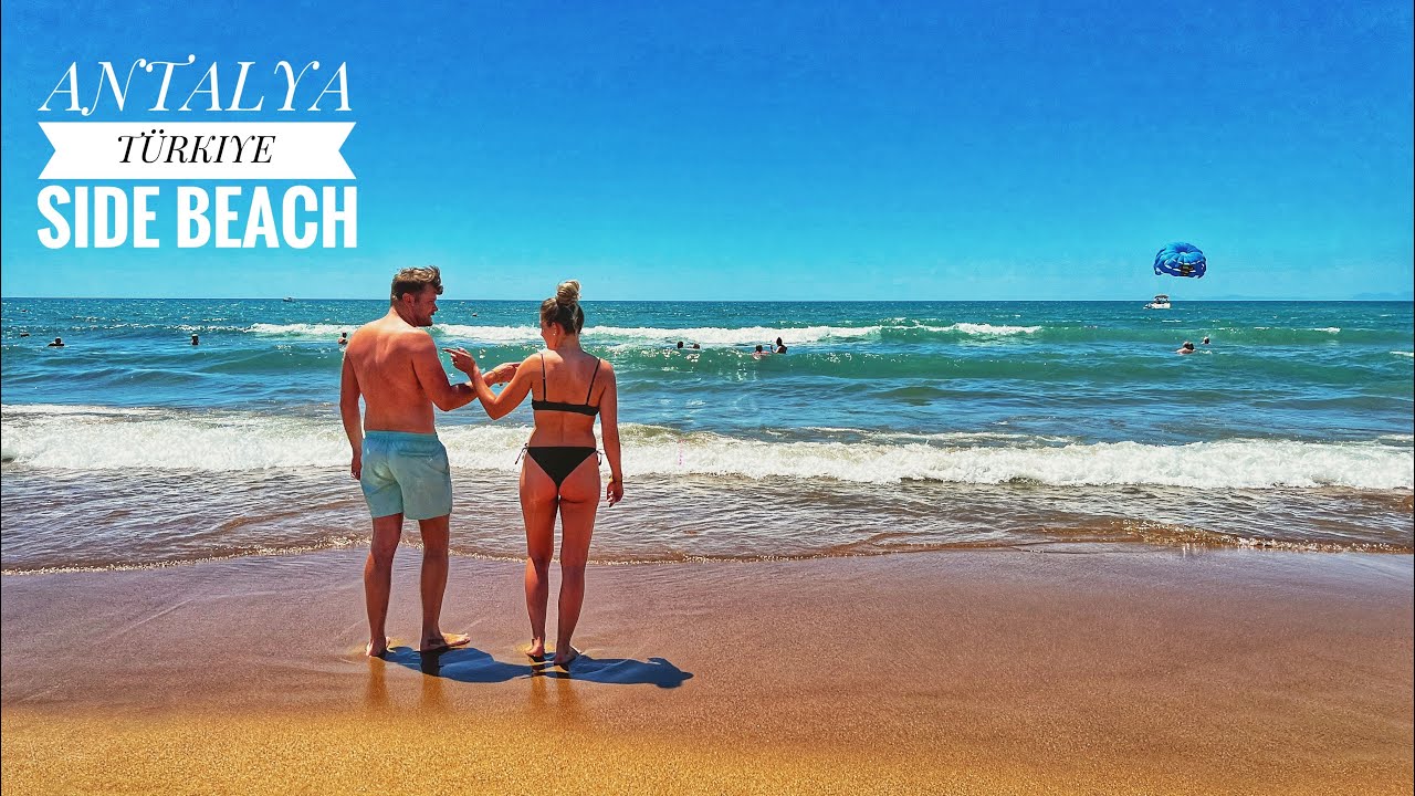 🇹🇷ANTALYA/SIDE Colakli🌞Beach walk🏖️🌊TÜRKIYE (07.05.2024) #türkiye #evrenseki #iphone #çolaklı