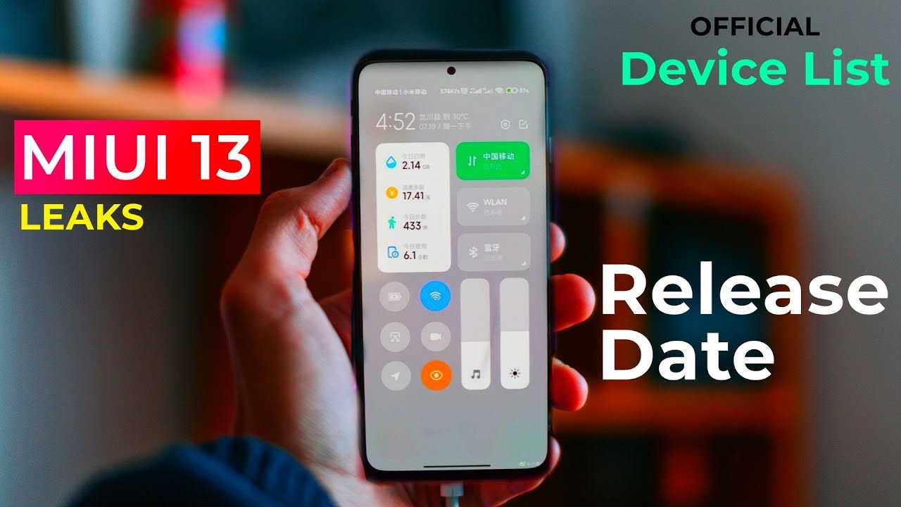 MIUI 13 Eligible  Device List | MIUI 13 Leaked Features | MIUI 13 Release Date in India | MIUI 13