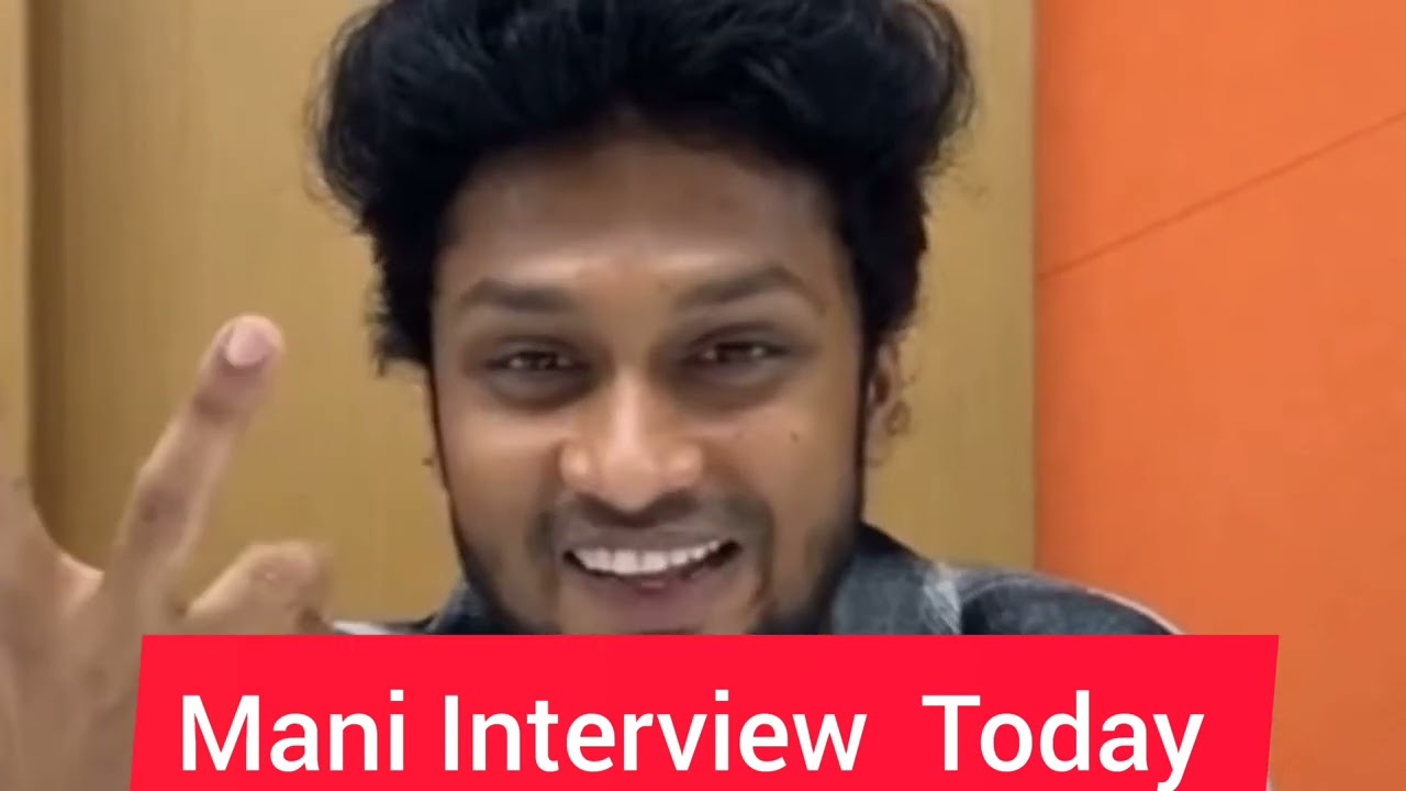 Mani 1st Interview About Pradeep Raveena Archana l  Bigg Boss Season 7 Tamil Promo