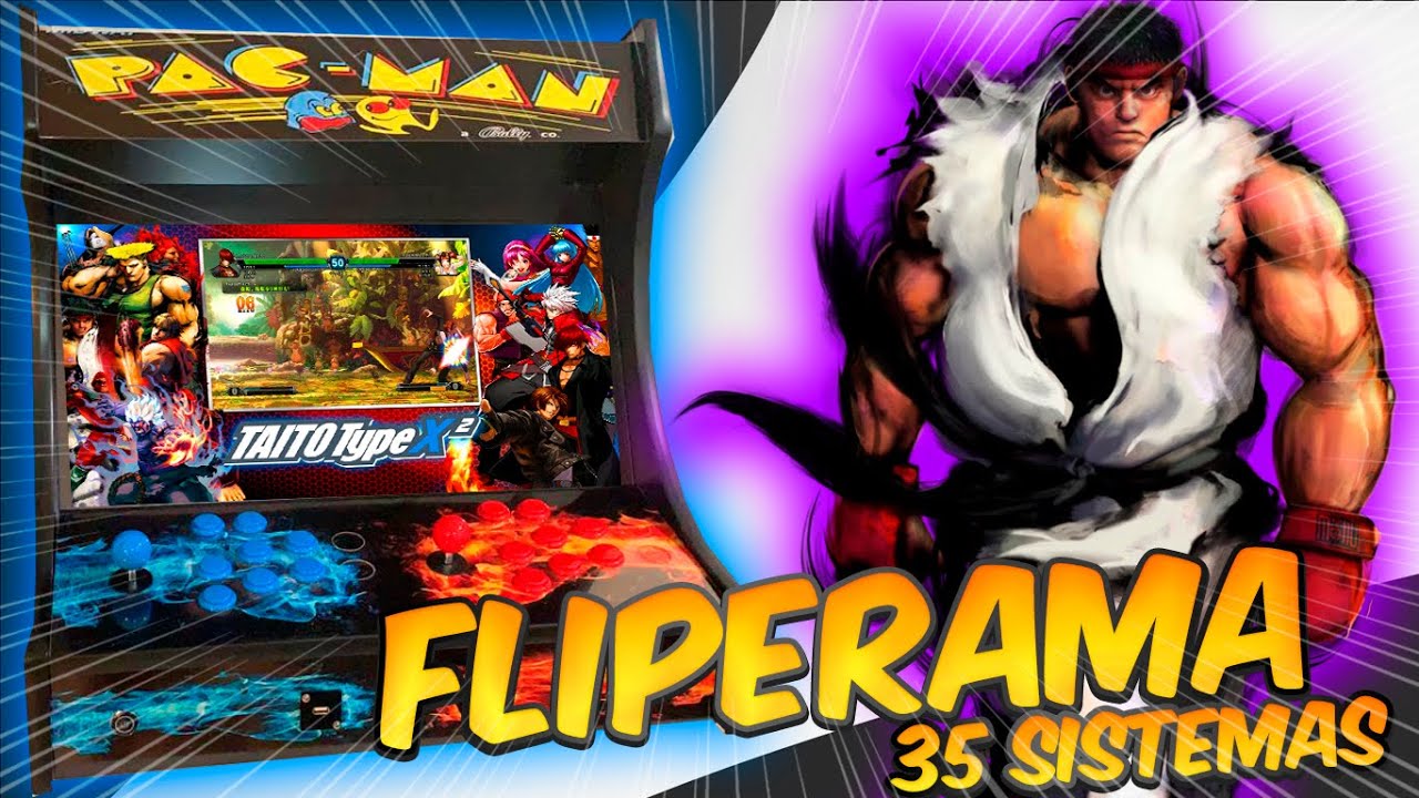 FLIPERAMA BARTOP / MULTIJOGOS 35 SISTEMAS (Nadilson Santana)