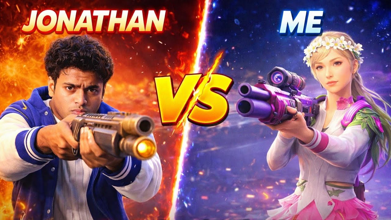 Jonathan Gaming vs Girl Gamer 😱 1v1 TDM | Who Wins? @JONATHANGAMINGYT vs @ritikagamer-n2m #pubg #1v1