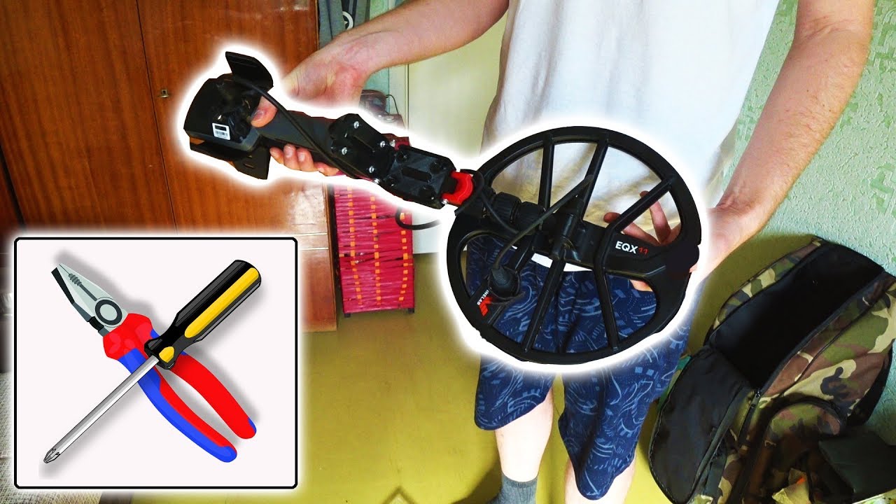 Сборка телескопической штанги Minelab Equinox 600! Детали на 3D принтере