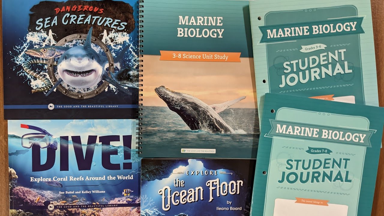 TGTB Marine Biology Science Unit Flip Through || The Good and The Beautiful