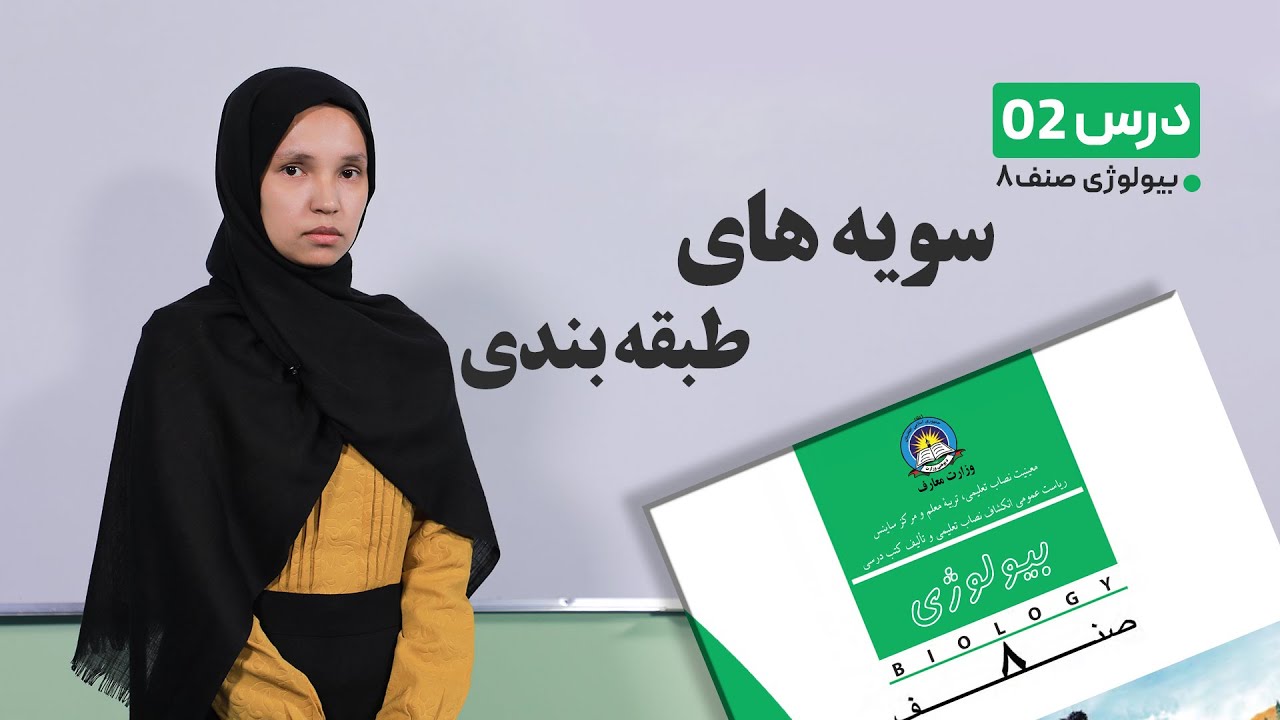 بیولوژی صنف هشتم –جلسه دوم- موضوع  سویه های طبقه بندی 21-1-1401