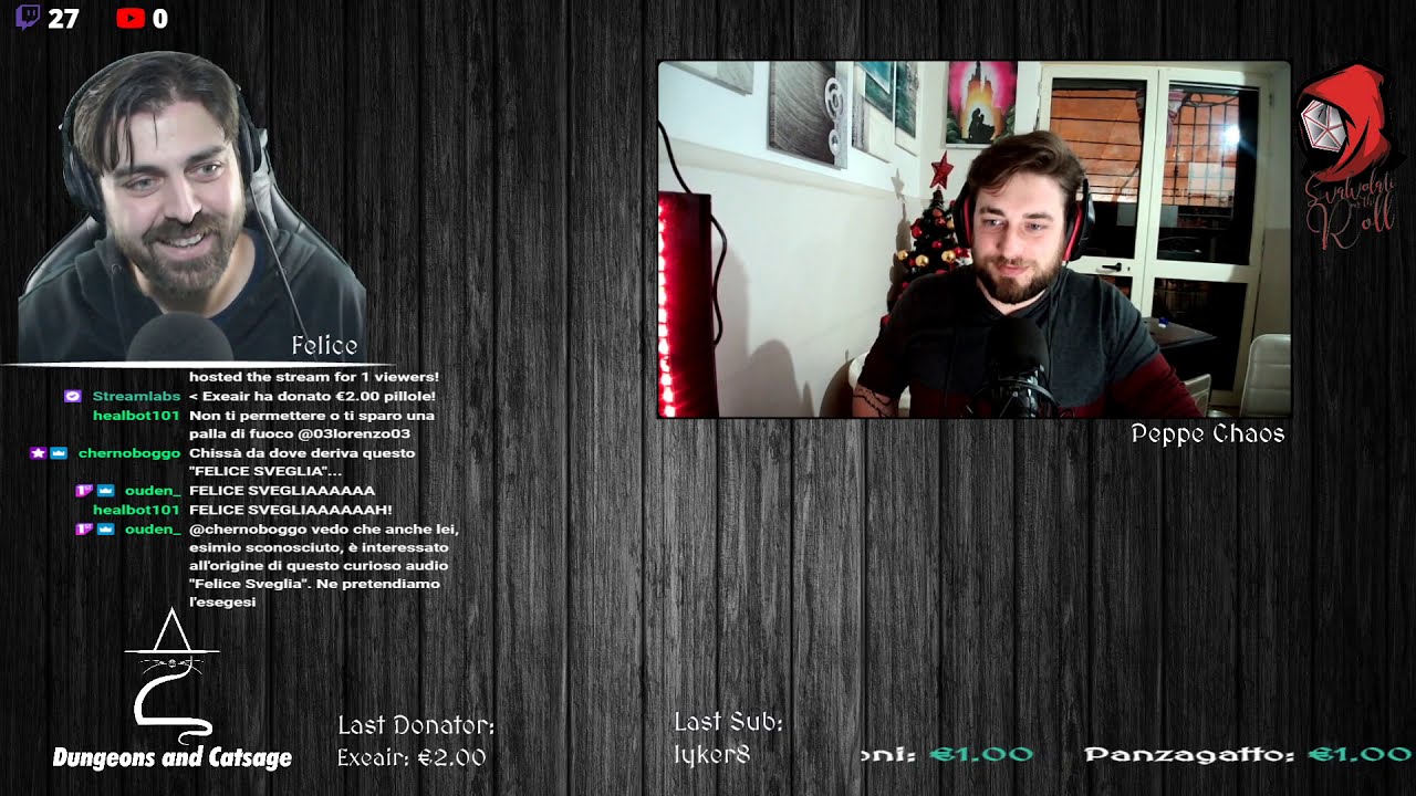 D&D Dungeons & Dragons MasterClass - Live - Dungeon & Catsage / Svalvolati on the ROLL