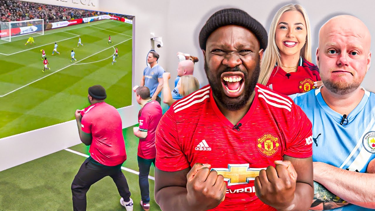 We LOCKED Man United and Man City fans In The Box while the Manchester derby happened! | In The Box
