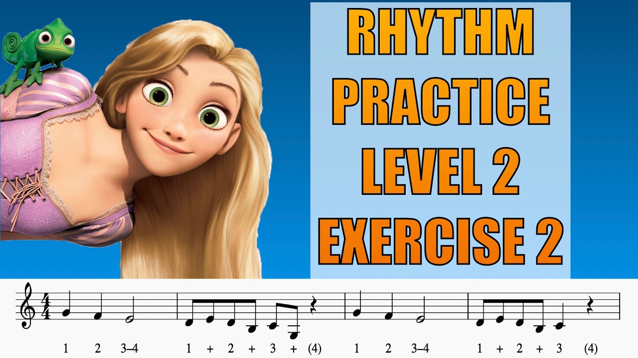 TANGLED! Rhythm clapping practice: Level 2, Exercise 2