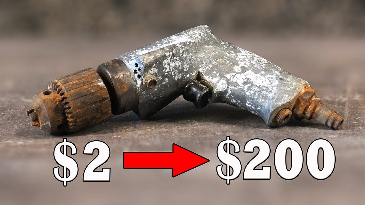 Restoring a $2 Pneumatic Drill | The Jacobs Chuck Rebuild