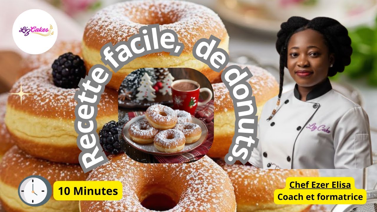 DONUTS ULTRA MOELLEUX 🍩 – RECETTE PROFESSIONNELLE FACILE ET RENTABLE !