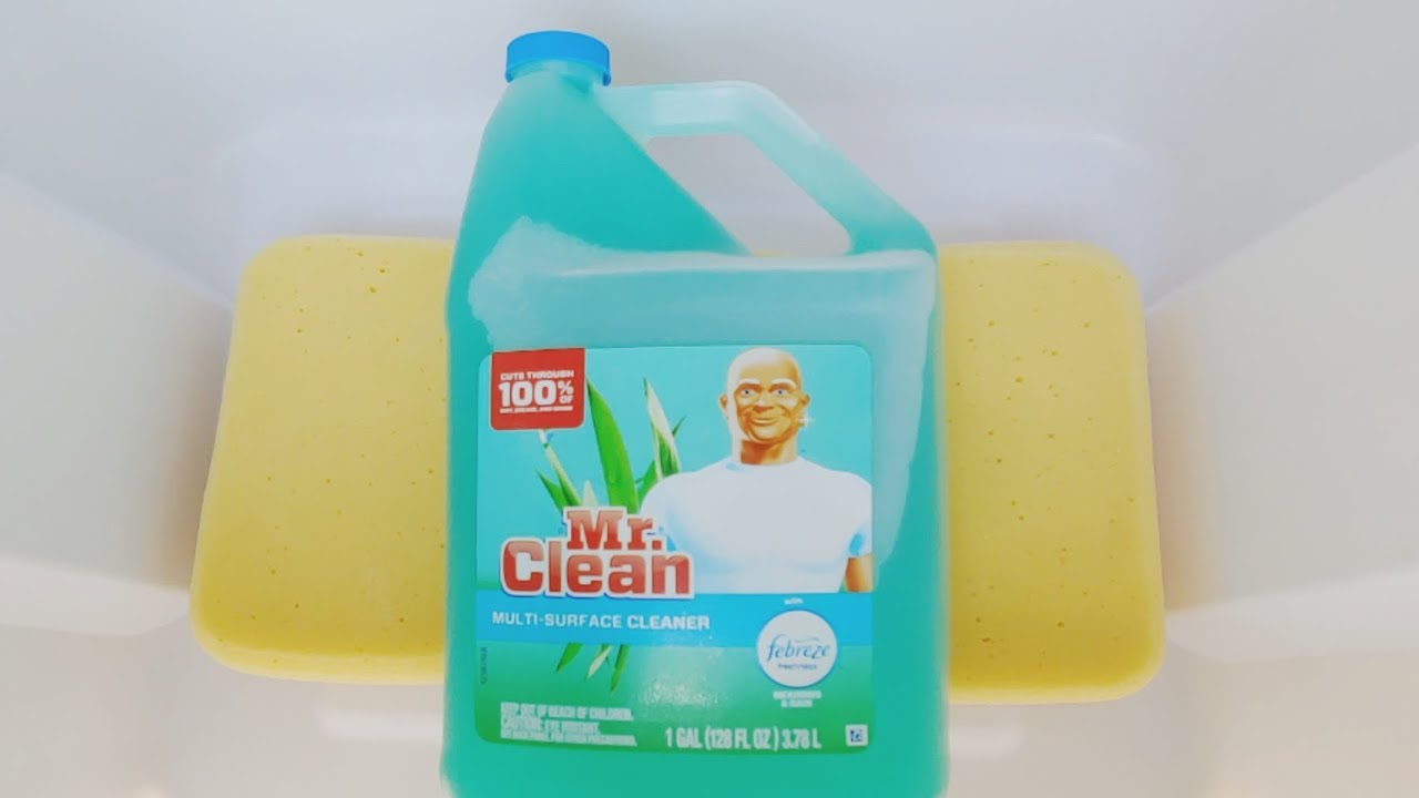 ASMR New Sponges + Mr Clean