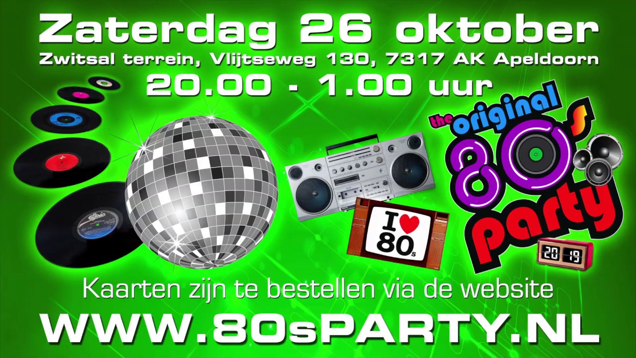 Promo The Original 80s party 2019 deel 1