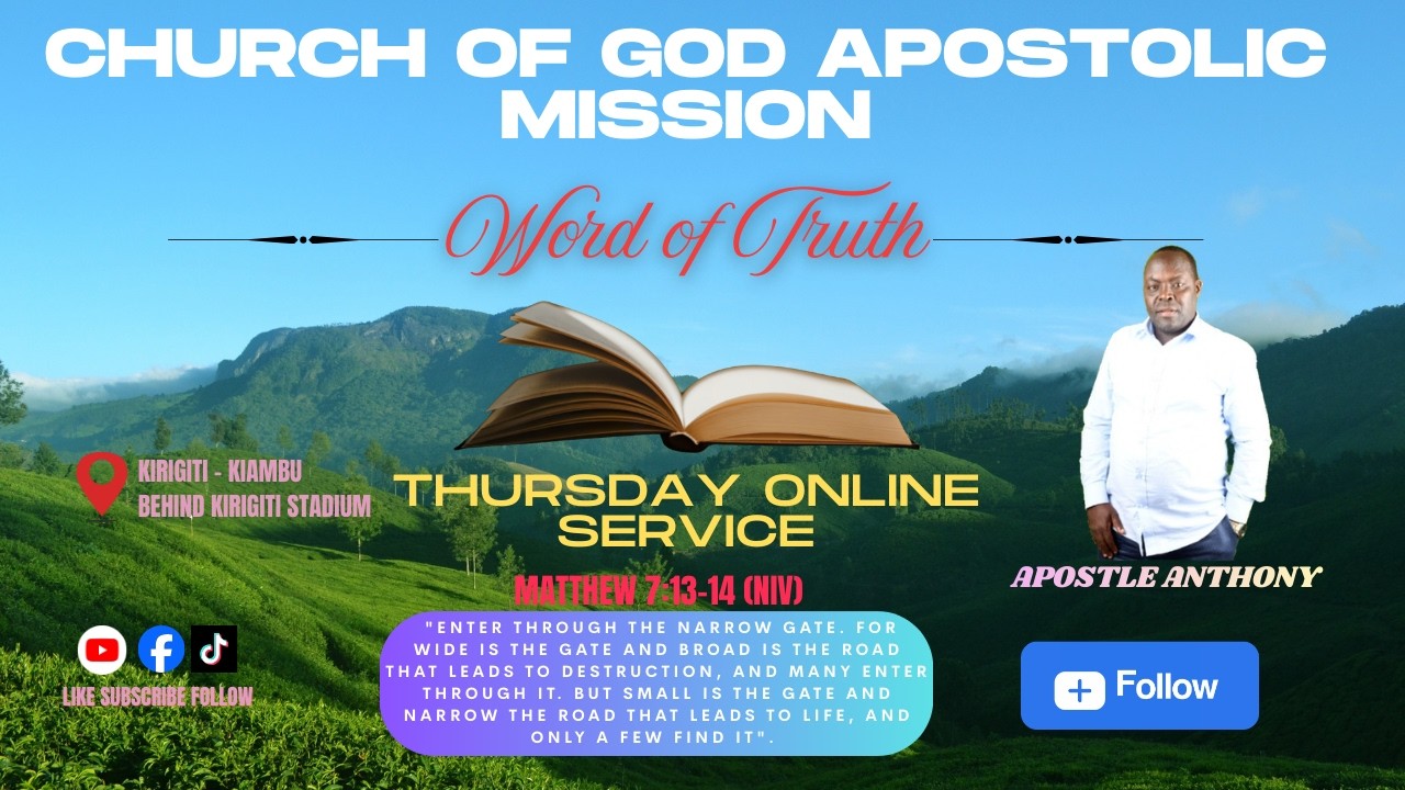 COGAM {WORD OF TRUTH}THURSDAY LIVE BROADCAST(19.02.2026)