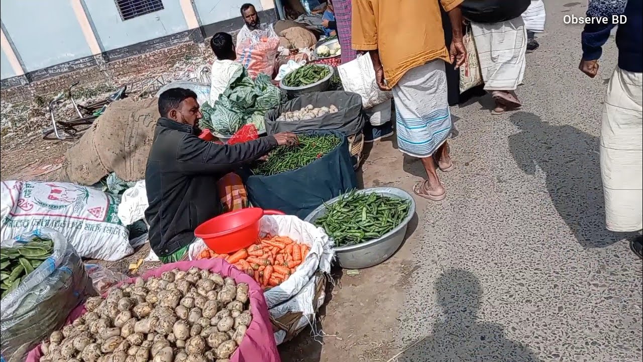 Rural Bangladesh in Winter Season | Fresh Vegetable Market