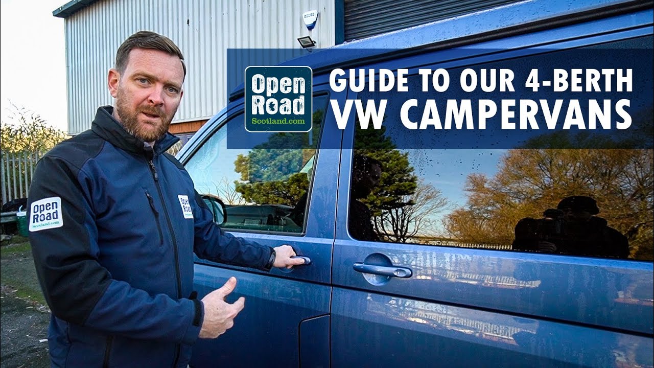 4-berth VW Campervan Walkaround - Open Road Scotland