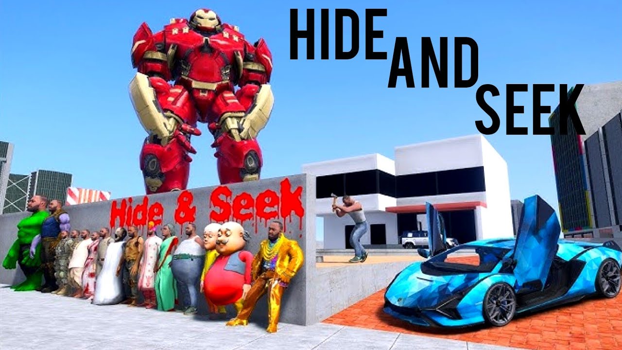 FRANKLIN PLAYING HIDE AND KILL CHALLENGE IN INDIAN BIKES DRIIVNG 3D