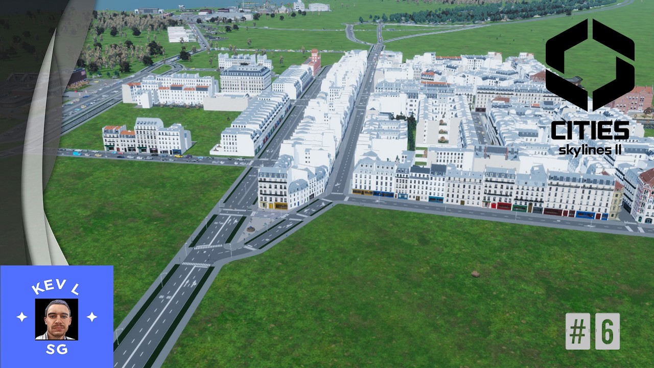 Première ligne de Bus et Zone Piétonnière Ecole  #6 | Cities Skylines 2