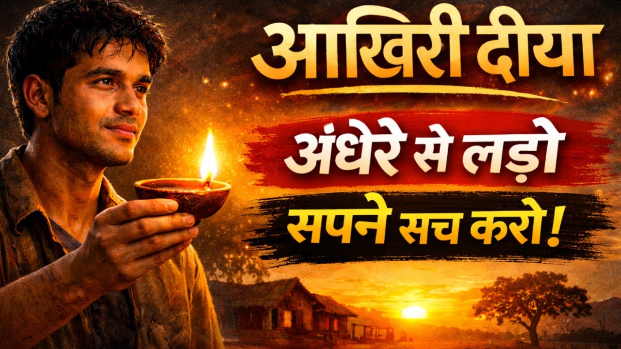 जब सब खत्म लगने लगे… तब एक दीया काफी होता है | Motivational Story | By Manzilein aur bhi hain