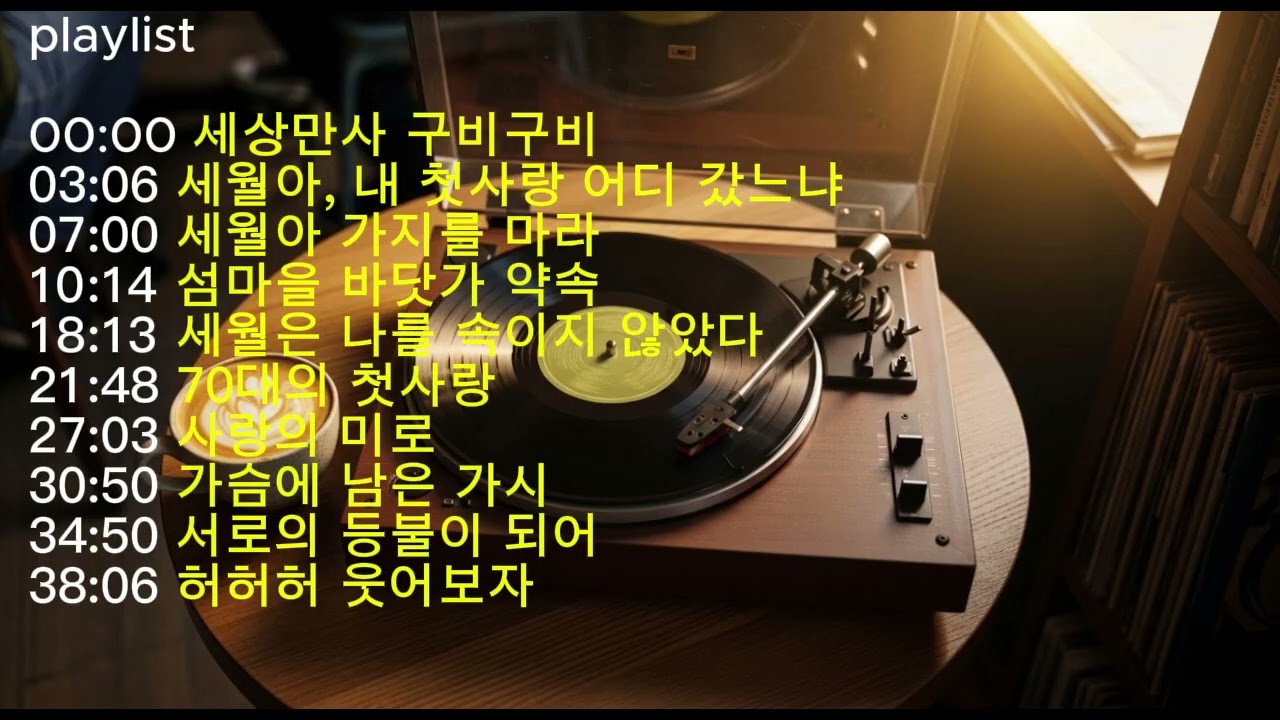 [트롯인생곡]중년을 노래하다ㅣ연속듣기ㅣ세월의추억노래 #감성트로트 #중장년음악 #무한재생