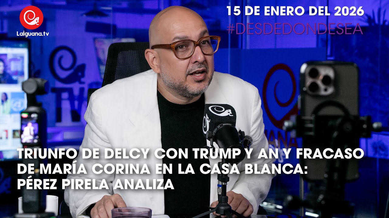 Triunfo de Delcy con Trump y AN y fracaso de María Corina en la Casa Blanca: Pérez Pirela analiza