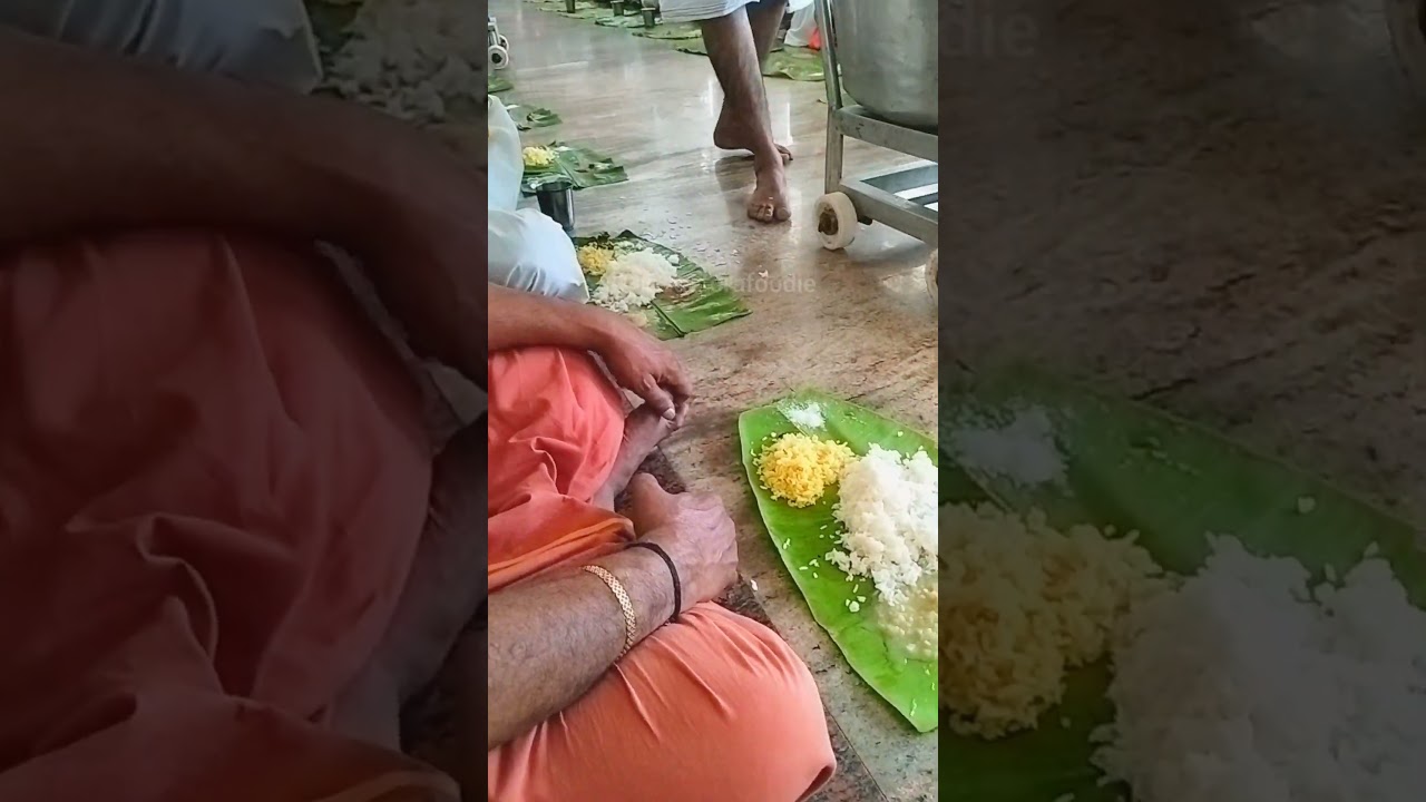 💥 Mantralayam Raghavendra swamy temple meals🥰 Blessed 