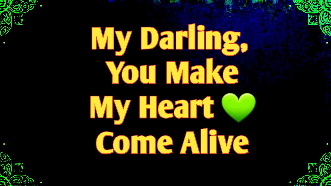 My Darling, You Didn’t Just Enter My Life — You Changed The Entire Rhythm Of My Heart