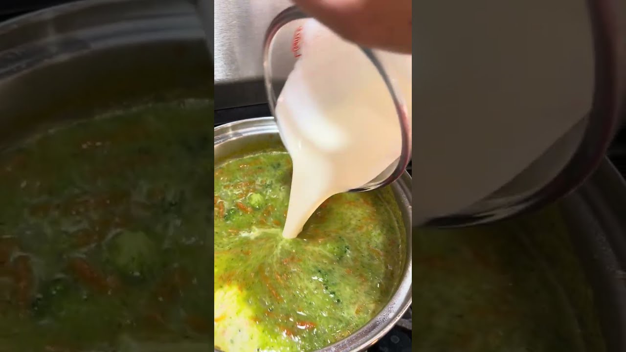 Sopa de Brócoli y Zanahoria 