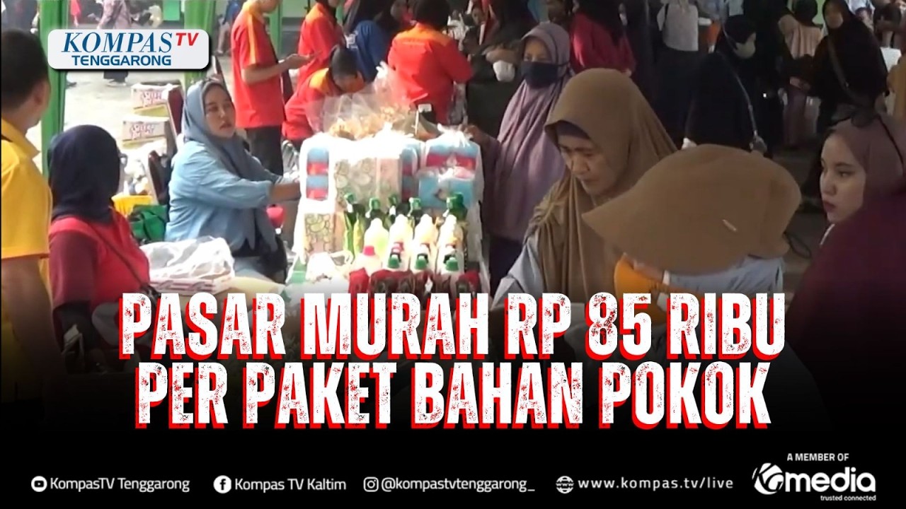 Paket Rp 85 Ribu Disiapkan Dalam Operasi Pasar Murah Jelang Lebaran di Kota Pontianak