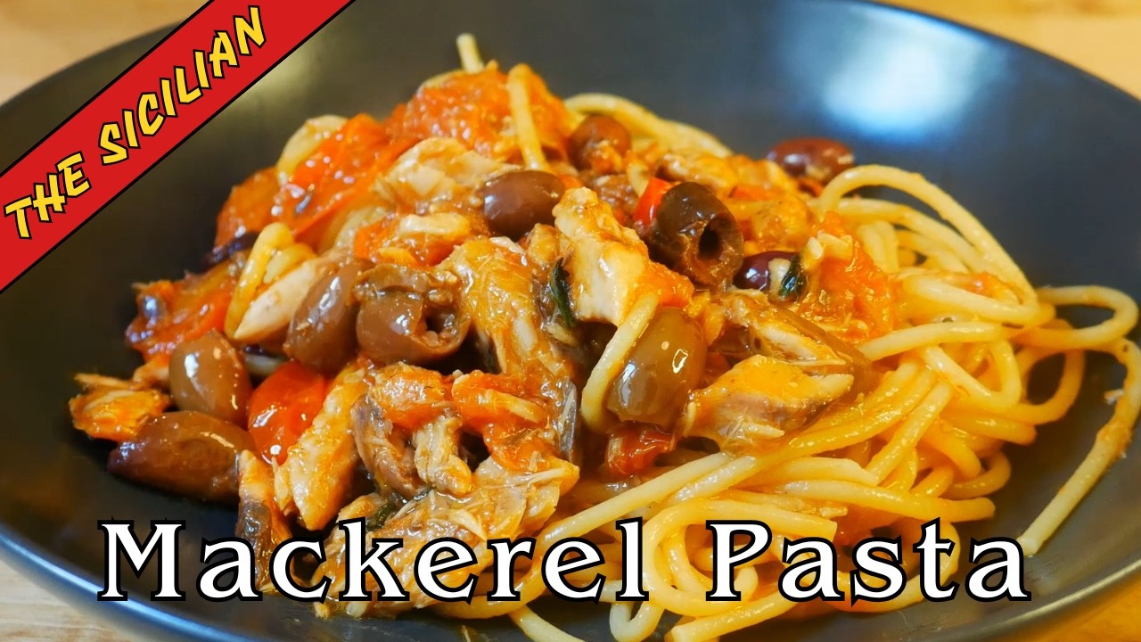 Taste the Sea: MACKEREL PASTA | Easy Italian Pasta