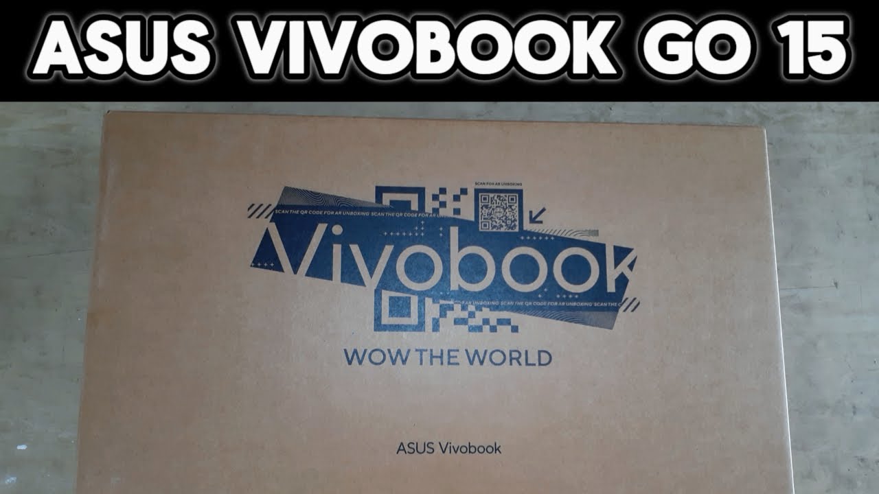 ASUS Vivobook GO 15 Laptop Unboxing