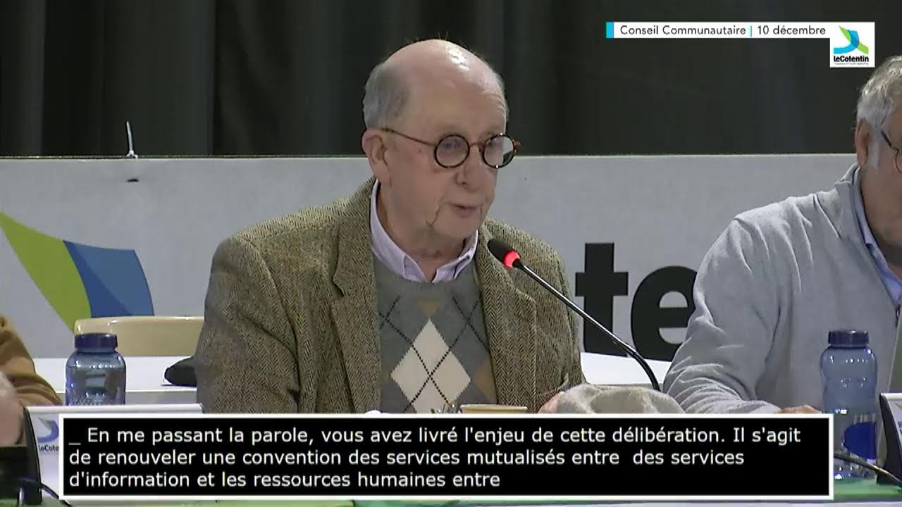 Conseil de l'agglomération du Cotentin 10 décembre 2025