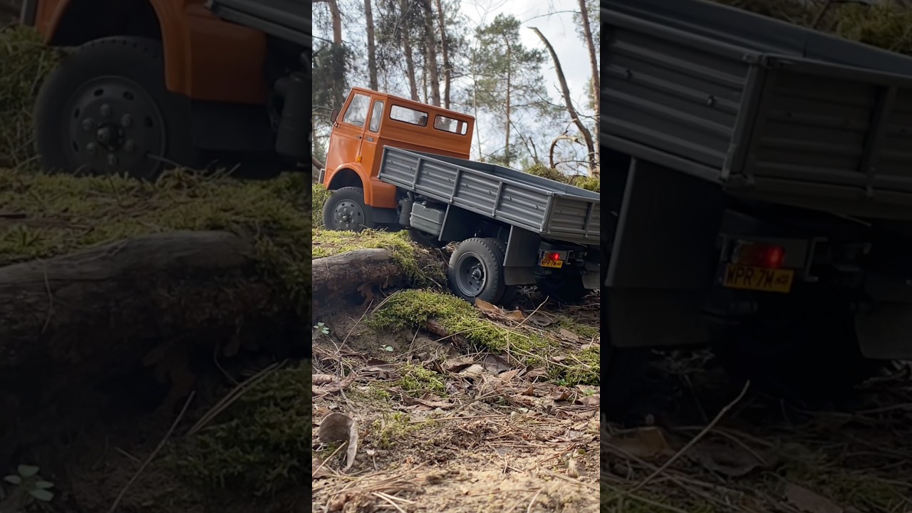 Polski RC Star 244 4x4 | Ostry podjazd pod g&oacute;rę | Model 1:10