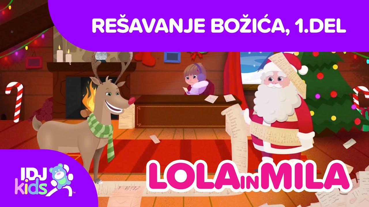 REŠAVANJE BOŽIĆA, 1.DEL // RISANKA // @IDJKidsSI