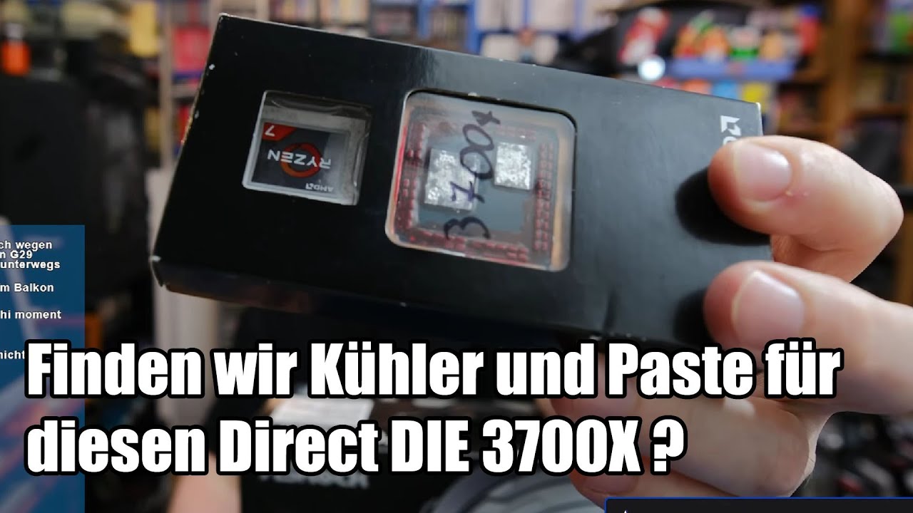 Kopfloser Ryzen 7 3700X zeigt sich! - Arctic MX-7 Pastentest