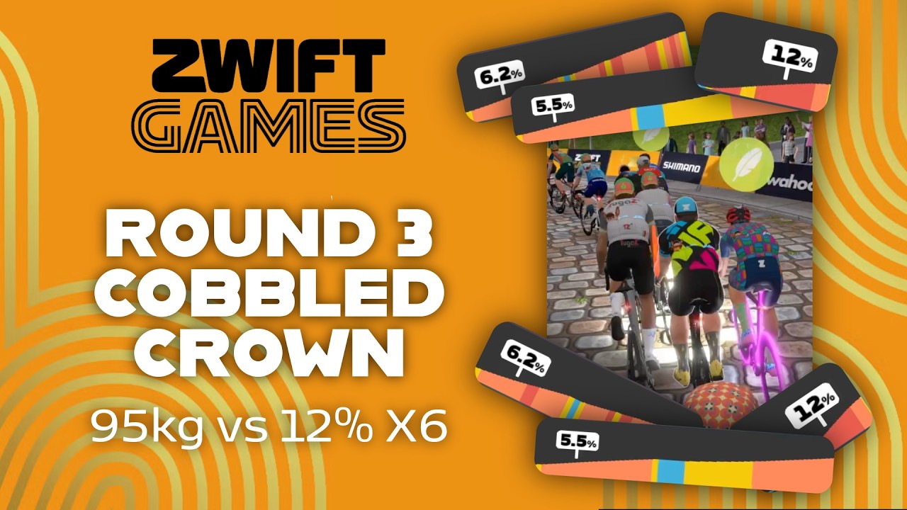 Zwift Games Stage 3 - Cobbled Crown | Racing by the Numbers
