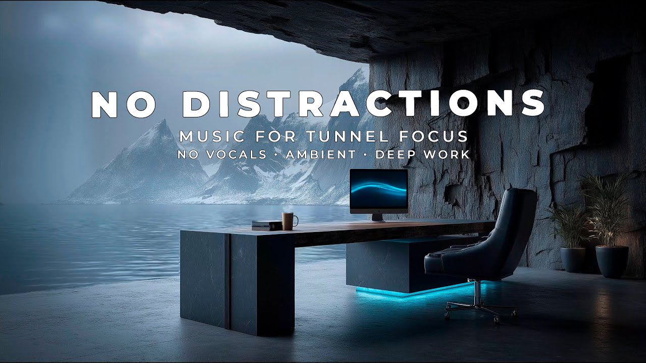 NO DISTRACTIONS — Tunnel Focus | Deep Work Music