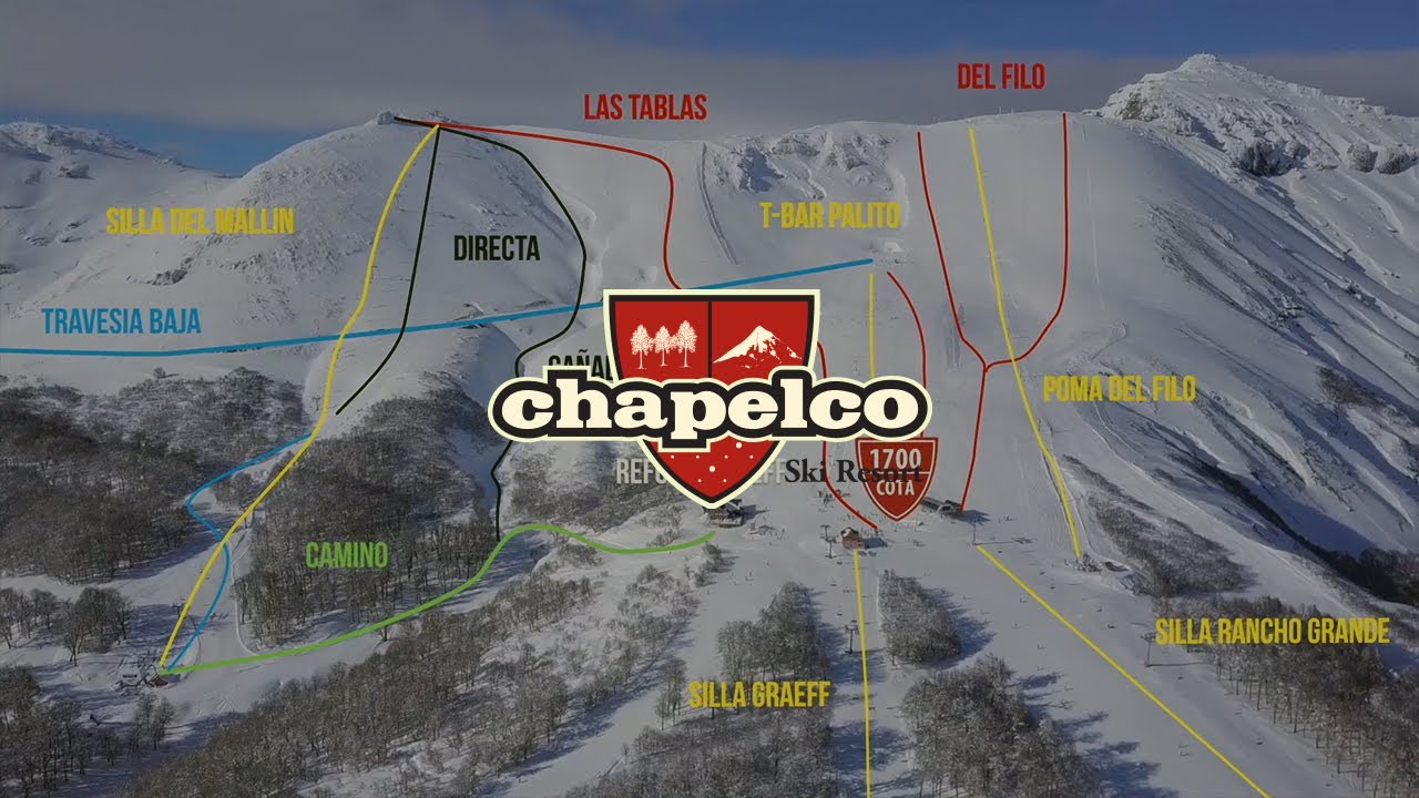 MAPA DE PISTAS - CERRO CHAPELCO (2018)